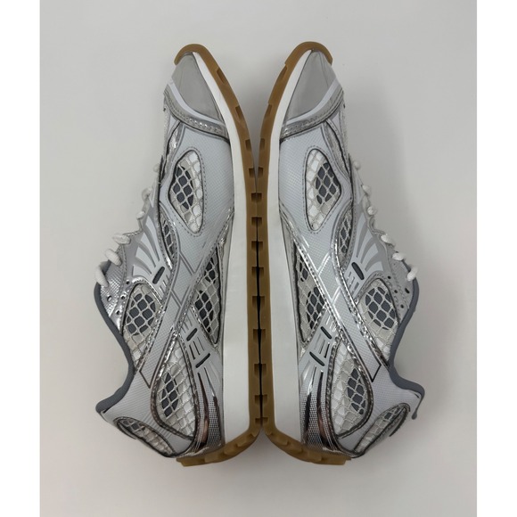 Bottega Veneta Orbit Sneaker White/Silver Size 9 US 42 EU - Picture 4 of 8